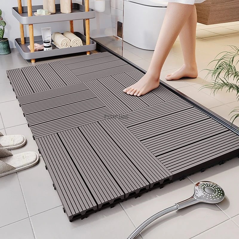 Bamboo Bath Mat - 시뮬레이션된 생태 목재 접합 패드 방습