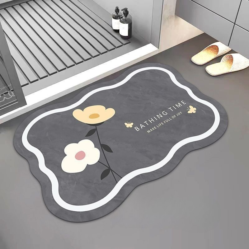 북유럽 스타일 흡수성 패드 규조토 욕실 바닥 매트 빠른 - Bamboo Bath Mat 리뷰 및 가격
