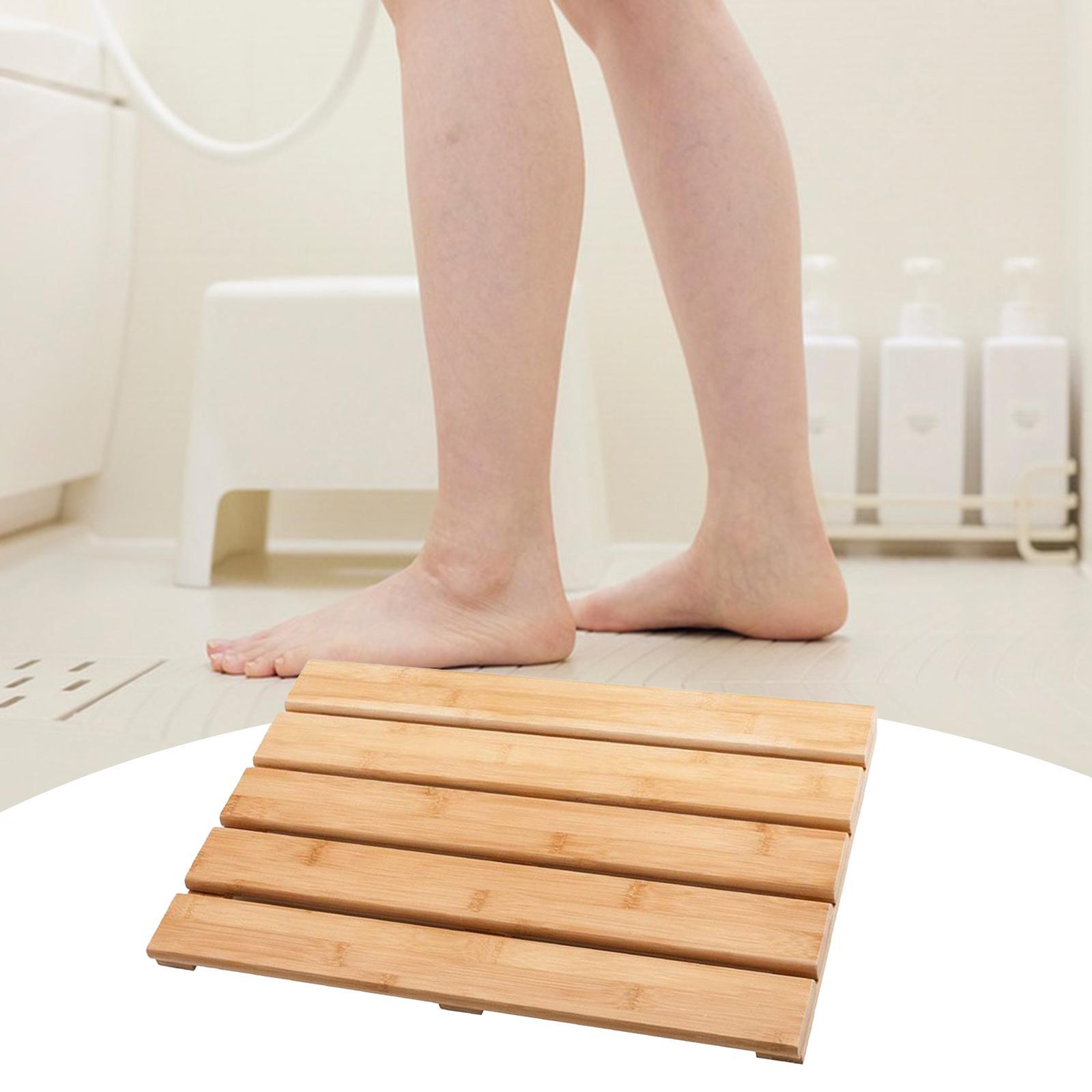 대나무 욕실 매트 세련된 고강도 장식 방수 다용도 높이 - Bamboo Bath Mat 리뷰 및 가격