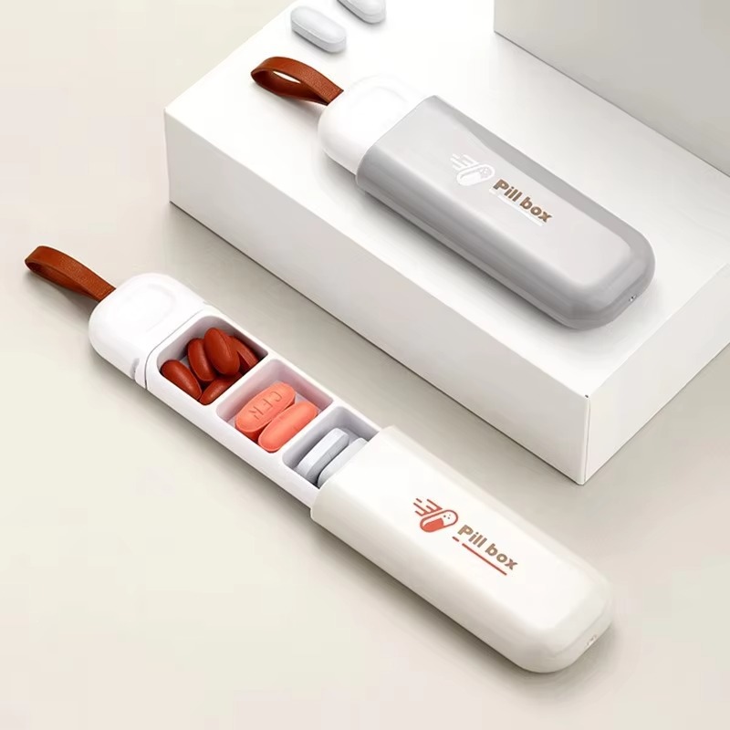 휴대용 다채로운 색상의 3칸 분리형 약 상자, 건강 관 - Health & Wellness Unlimited 리뷰 및 가격