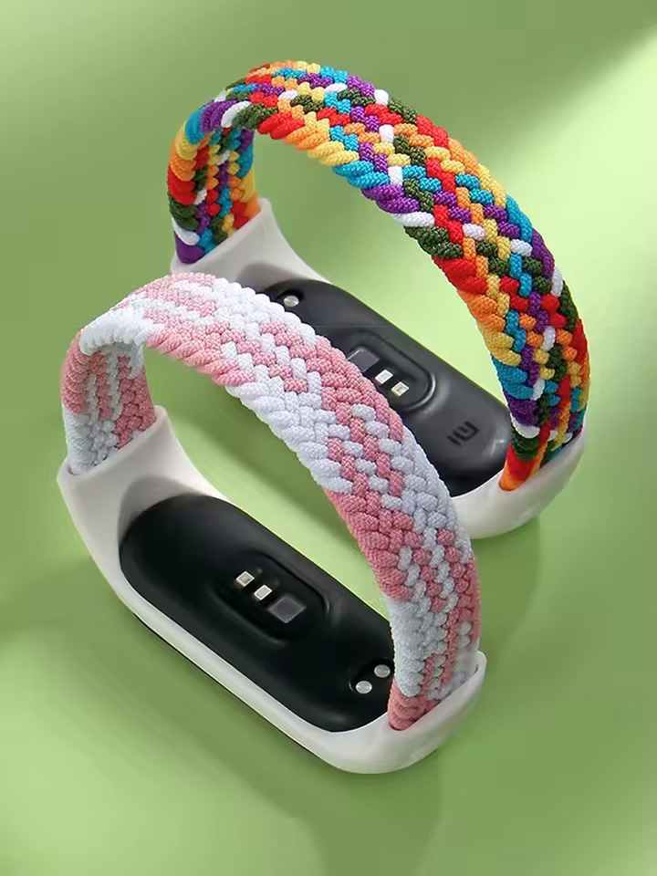Mi 밴드 용 스트랩 7 8 6 5 나일론 땋은 솔로  - Health Wellness Bracelet 리뷰 및 가격